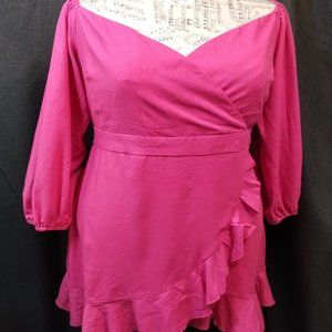 Shopo. *Can't Move On Mini Dress* Hot pink Dress Size 12 to 14